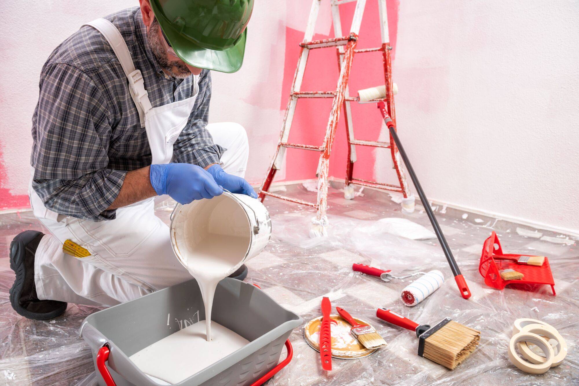 Rénovation intérieure : travaux de plâtrerie, placo et de peinture intérieure à côté de Mulhouse et Altkirch Guebwiller